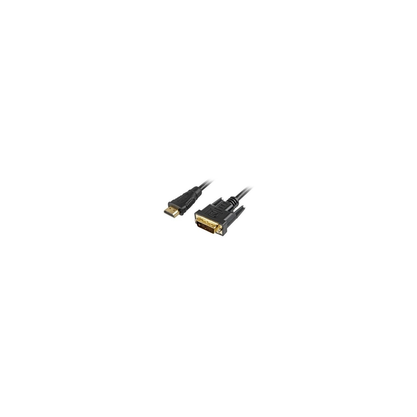 Sharkoon HDMI to DVI-D Cable - 5 m - Black — Buy in Cyprus with Fast Delivery