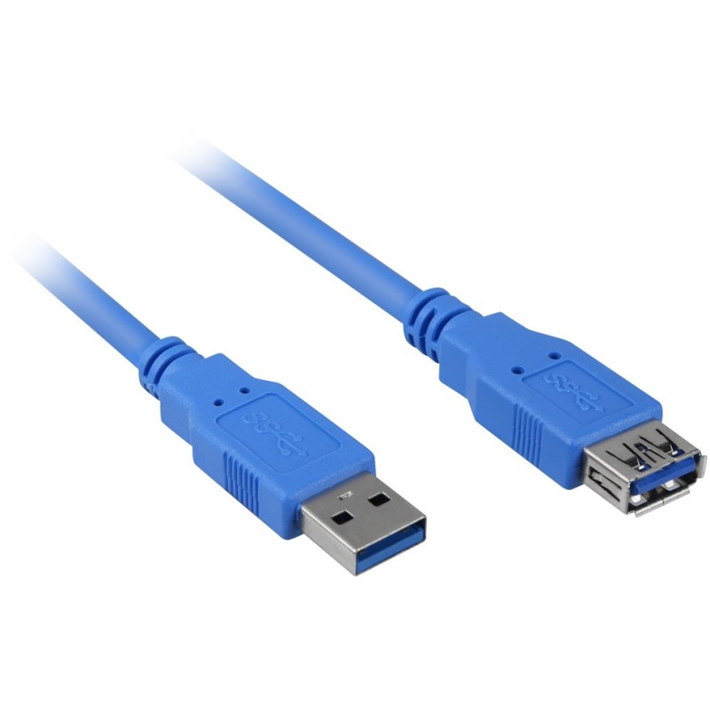 Buy USB 3.0 Extension Cable 2.0m Blue in Cyprus, Nicosia, Limassol, Larnaka, Pafos
