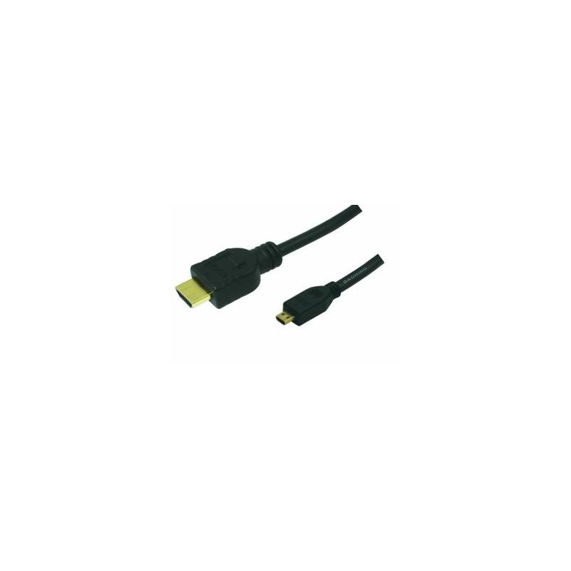 Buy Logilink HDMI Cable A to Micro D M/M - 1 m - Black in Cyprus, Nicosia, Limassol, Larnaka, Pafos