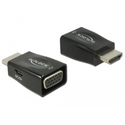 Buy DELOCK HDMI-A Male to VGA Female Adapter - 65902 - Black in Cyprus, Nicosia, Limassol, Larnaka, Pafos