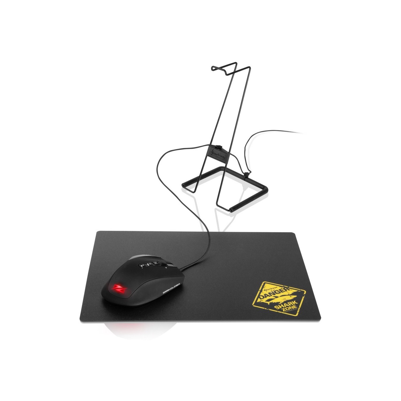 Sharkoon X-Rest Pro - Passive Headset Holder Stand - Metal, Black, Indoor — Buy in Cyprus with Fast Delivery