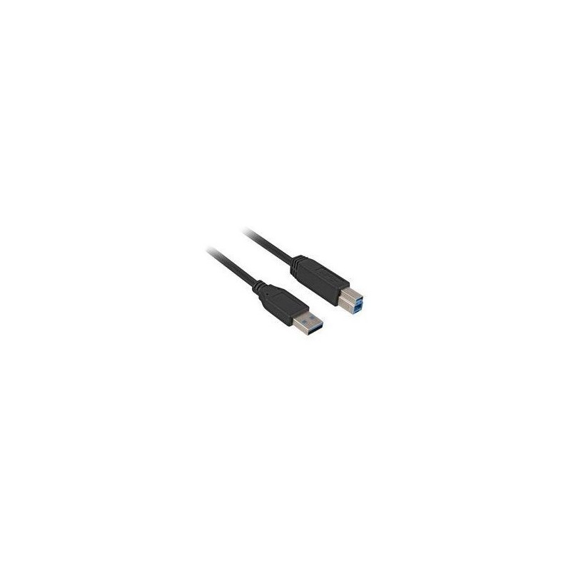 Buy Sharkoon USB 3.0 A to B Cable - 5 m, Black, USB 3.2 Gen 1 (5 Gbps) in Cyprus, Nicosia, Limassol, Larnaka, Pafos