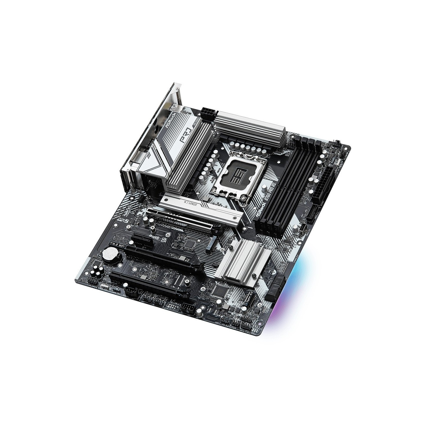 ASRock B760 Pro RS - LGA1700 ATX Motherboard, DDR5, 4x DIMM up to 128GB, PCIe 5.0 x16, 2x USB-C - 90-B790PB-10BAY0 (Boxed)