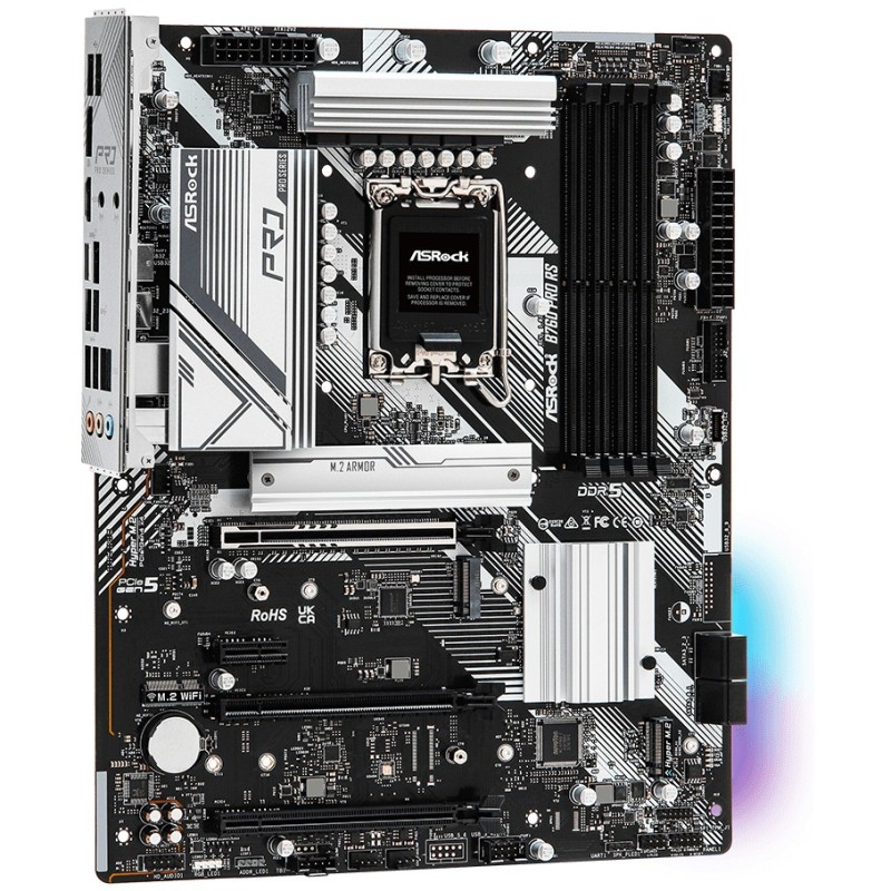 Buy ASRock B760 Pro RS - LGA1700 ATX Motherboard, DDR5, 4x DIMM up to 128GB, PCI... in Cyprus, Nicosia, Limassol, Larnaka, Pafos