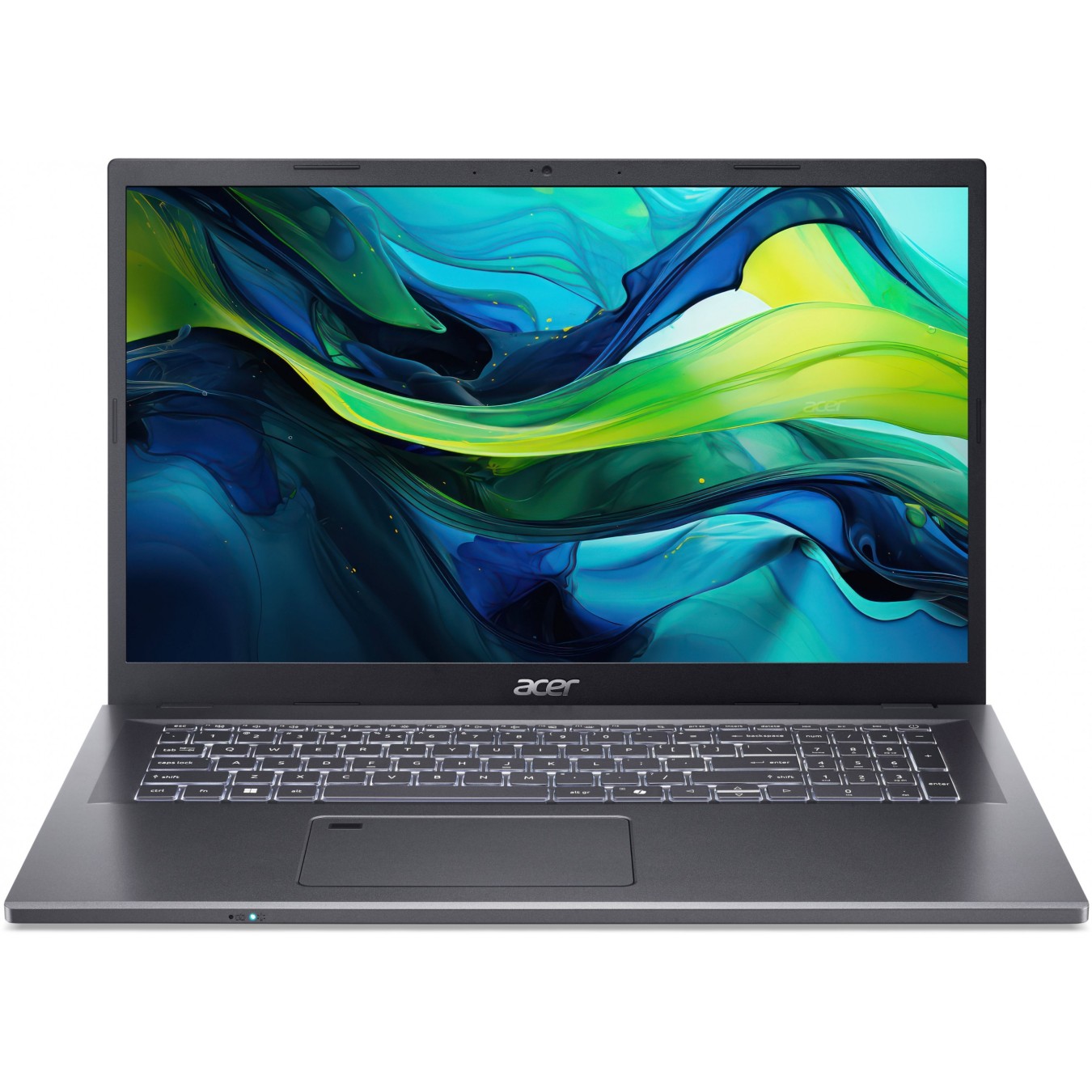 Acer Aspire 5 A17-51M-74TB - Steel Grey, 17.3in FHD IPS, Intel Core i7 150U (up to 5.4GHz), 16GB LPDDR5, 1TB SSD, Linux