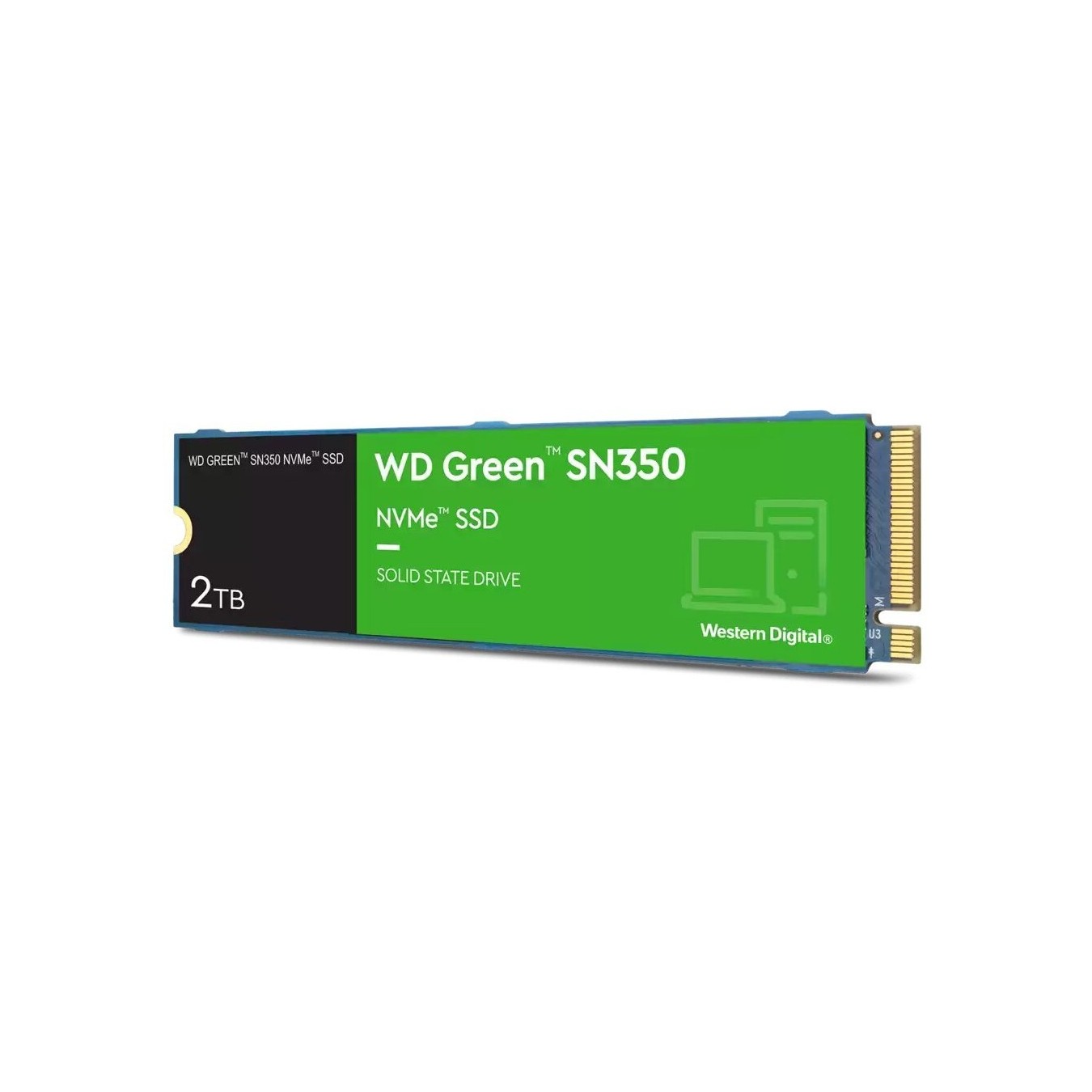 WD Green SN350 - WDS200T3G0C - 2TB M.2 2280 NVMe PCIe 3.0 x4, 3200/3000 MB/s — Buy in Cyprus with Fast Delivery