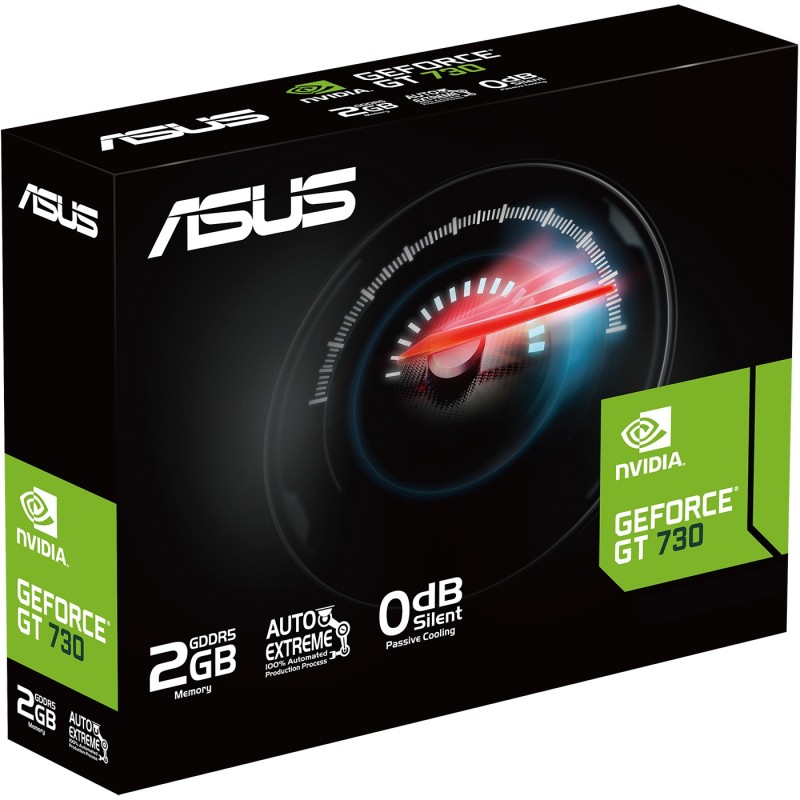 ASUS GeForce GT 730 2GB GDDR5 (GT730-4H-SL-2GD5) 902 MHz 4x HDMI Passive (Boxed) — Buy in Cyprus with Fast Delivery