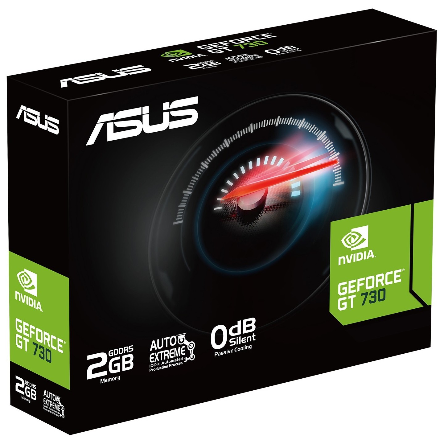 ASUS GeForce GT 730 2GB GDDR5 (GT730-4H-SL-2GD5) 902 MHz 4x HDMI Passive (Boxed) — Buy in Cyprus with Fast Delivery