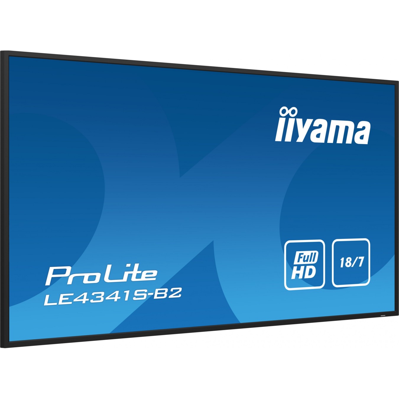 iiyama LE4341S-B2 - 43in (42.5in) Full HD IPS Digital Signage Display, Black, 3xHDMI, VGA, USB