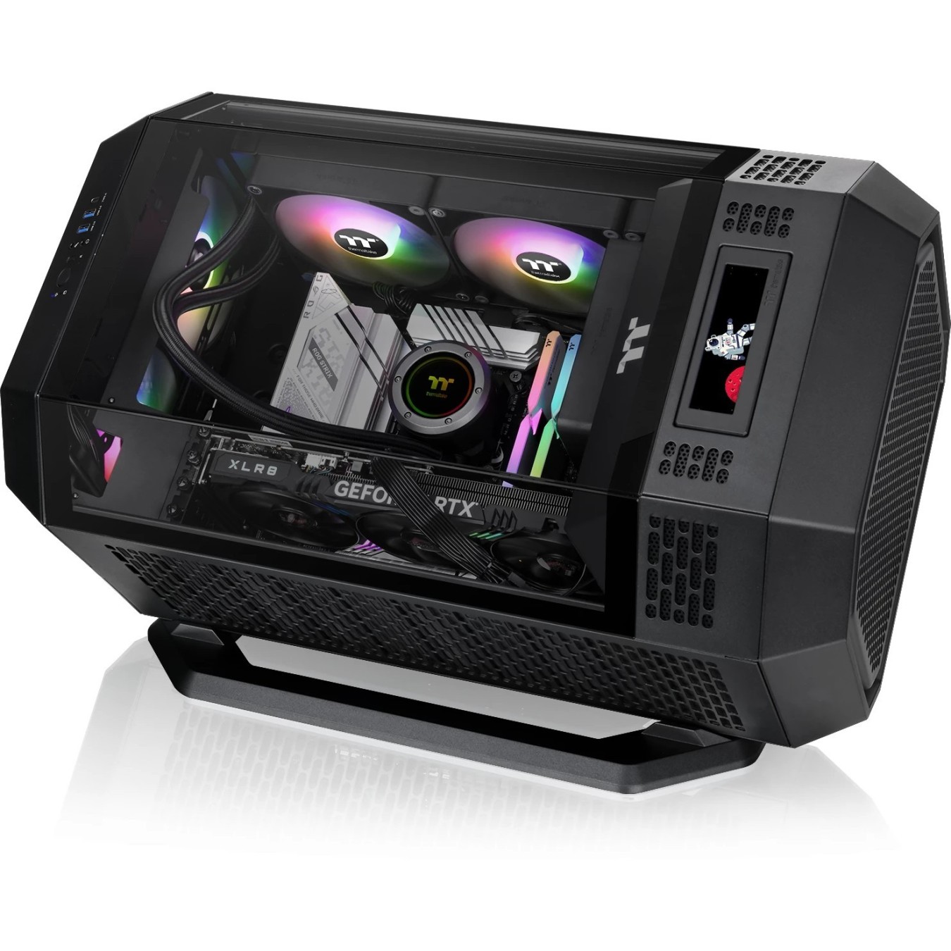 Thermaltake Chassis Stand Kit - AC-074-ON1NAN-A1 - Tower 300 Tower-to-Rack Conversion Kit, Black, for Full-Tower