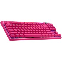 Logitech G PRO X TKL LIGHTSPEED - Magenta Wireless Tenkeyless Mechanical Keyboard (Per-Key RGB, Bluetooth & 2.4GHz)