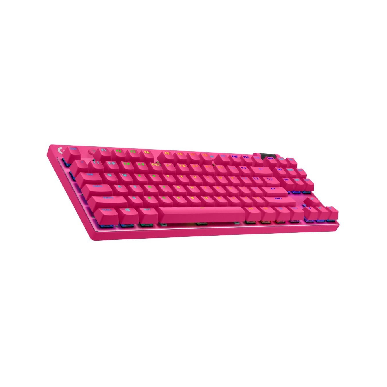 Logitech G PRO X TKL LIGHTSPEED - Magenta Wireless Tenkeyless Mechanical Keyboard (Per-Key RGB, Bluetooth & 2.4GHz)