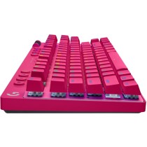 Logitech G PRO X TKL LIGHTSPEED - Magenta Wireless Tenkeyless Mechanical Keyboard (Per-Key RGB, Bluetooth & 2.4GHz)