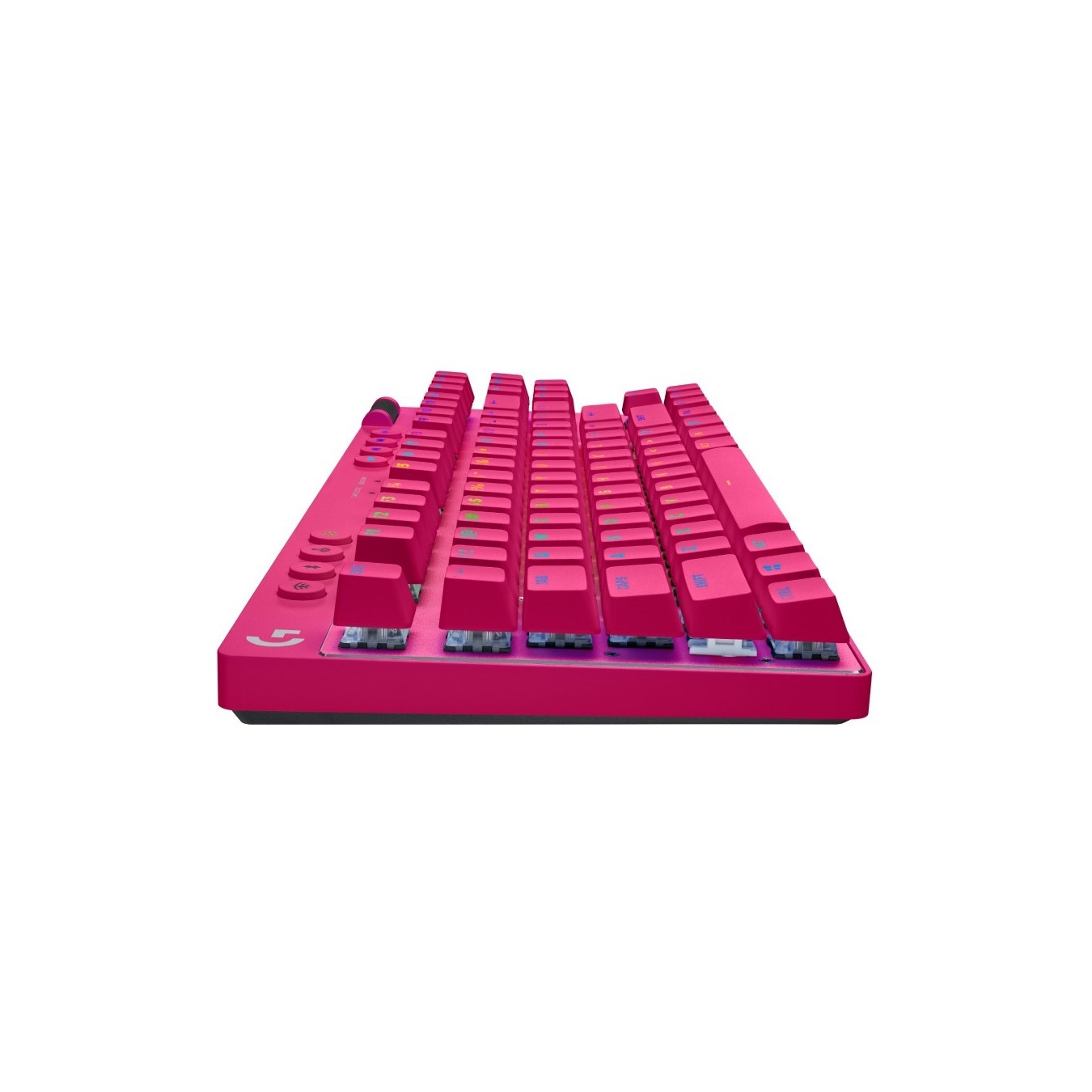 Logitech G PRO X TKL LIGHTSPEED - Magenta Wireless Tenkeyless Mechanical Keyboard (Per-Key RGB, Bluetooth & 2.4GHz)