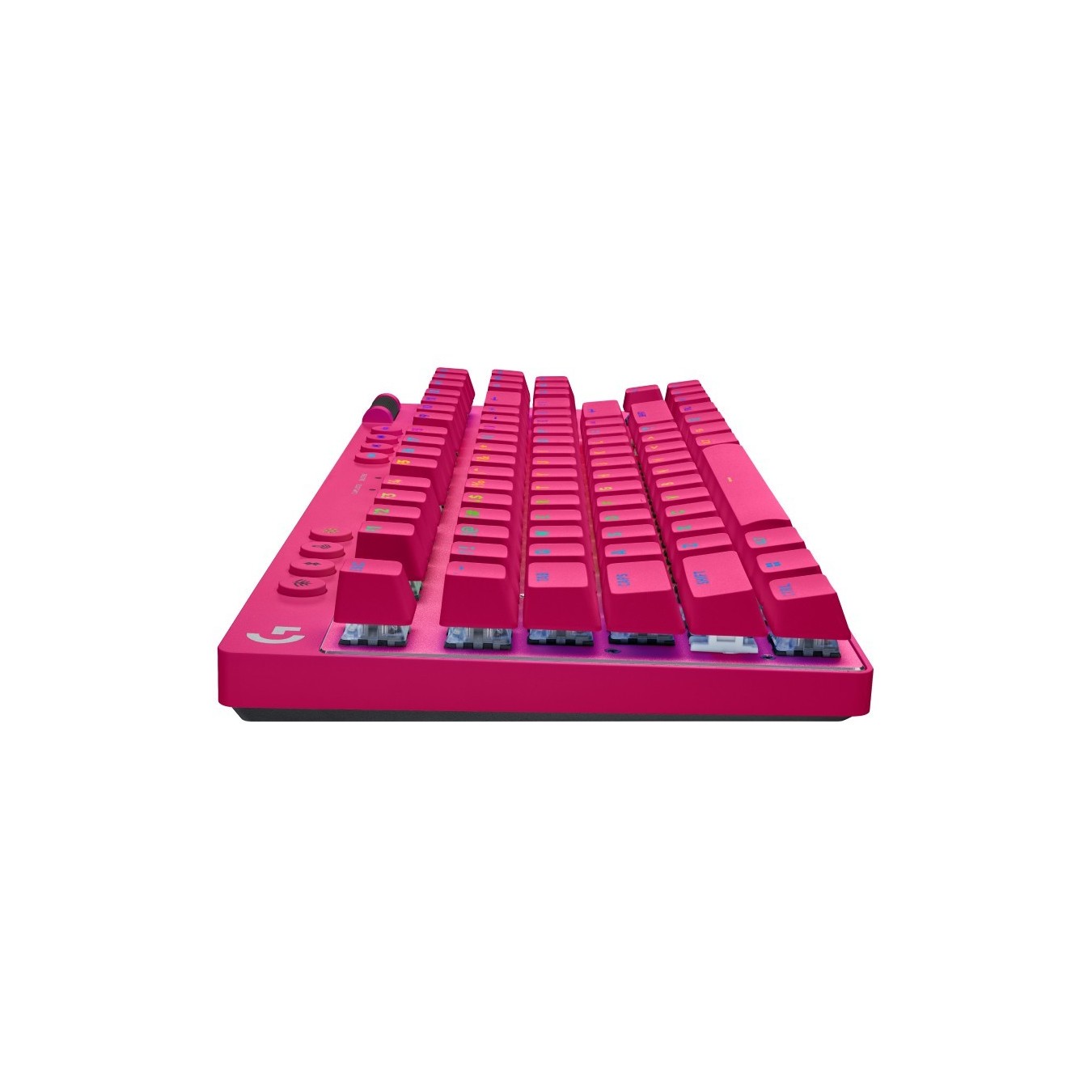 Logitech G PRO X TKL LIGHTSPEED - Magenta Wireless Tenkeyless Mechanical Keyboard (Per-Key RGB, Bluetooth & 2.4GHz)