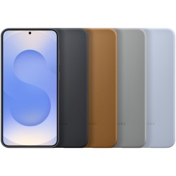 Buy Samsung Kindsuit PU Leather Case for Galaxy S25+ - Black, Faux-Leather Prote... in Cyprus, Nicosia, Limassol, Larnaka, Pafos