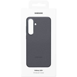 Buy Samsung Kindsuit PU Leather Case for Galaxy S25+ - Black, Faux-Leather Prote... in Cyprus, Nicosia, Limassol, Larnaka, Pafos