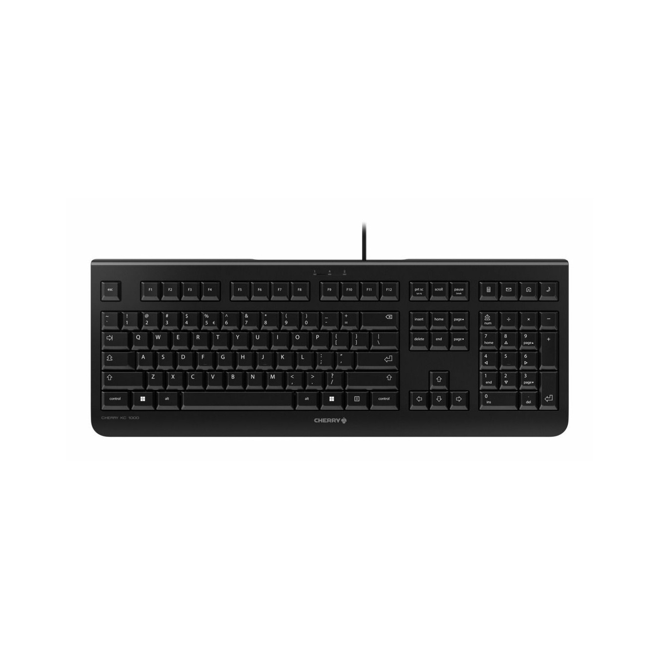 Cherry KC1000 - Full-Size (100%) Wired USB AZERTY Keyboard - Black — Buy in Cyprus with Fast Delivery
