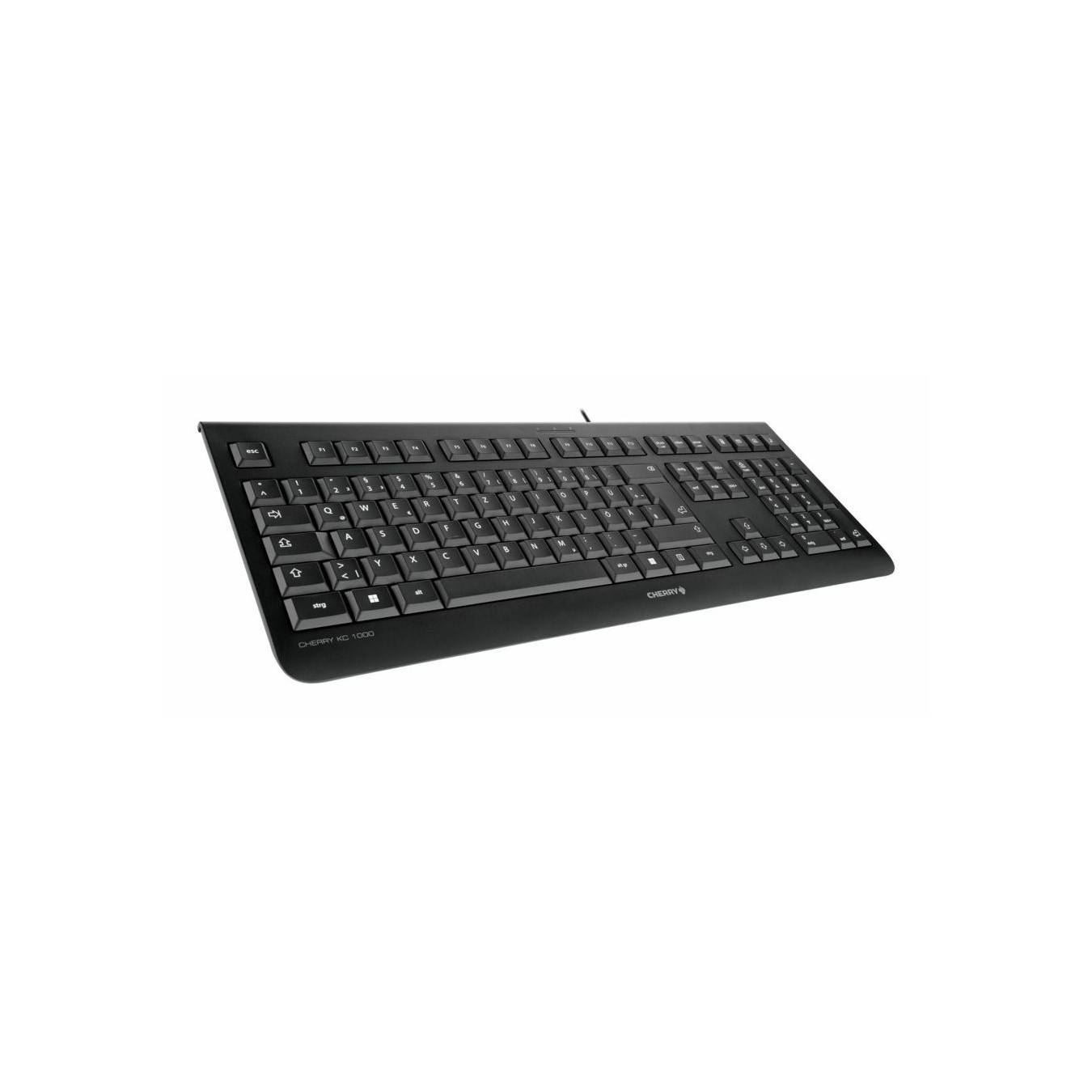 Cherry KC1000 - Full-Size (100%) Wired USB AZERTY Keyboard - Black — Buy in Cyprus with Fast Delivery
