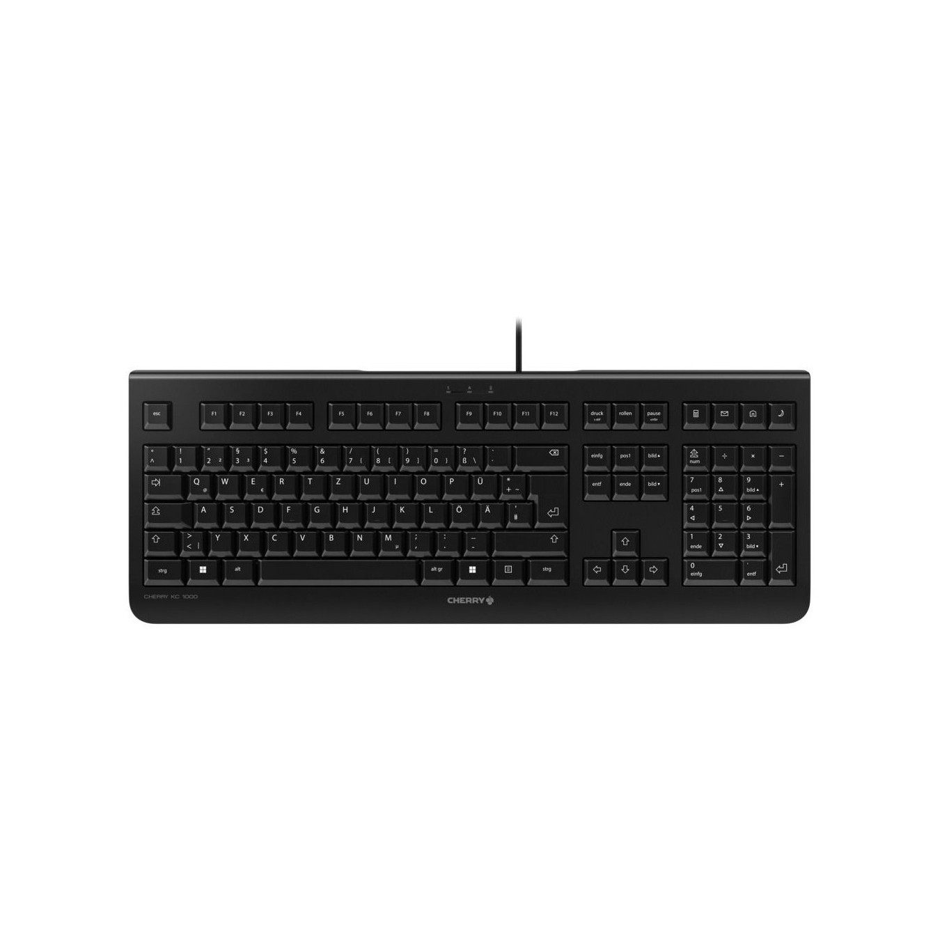 Cherry KC1000 - Full-Size (100%) Wired USB AZERTY Keyboard - Black — Buy in Cyprus with Fast Delivery