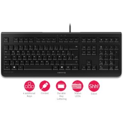 Buy Cherry KC1000 - Full-Size (100%) Wired USB AZERTY Keyboard - Black in Cyprus, Nicosia, Limassol, Larnaka, Pafos