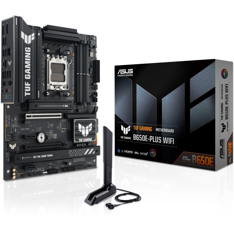 Buy ASUS TUF B650E-PLUS Gaming WiFi - AM5 ATX Motherboard, DDR5, 256GB, Wi‑Fi ... in Cyprus, Nicosia, Limassol, Larnaka, Pafos