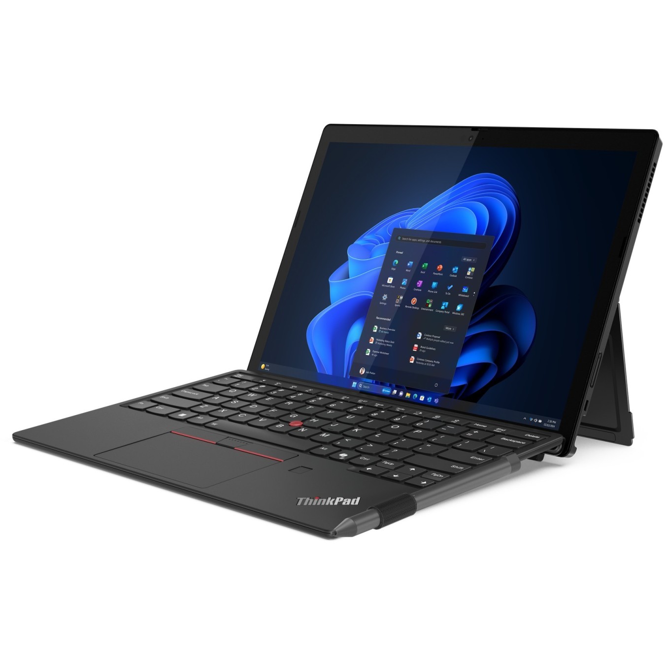 Lenovo ThinkPad X12 Detachable Gen 2 - 134U - Black, 12.3in FHD+ Touch, Intel Core Ultra 5 4.4GHz, 16GB/512GB, Windows 11 Pro
