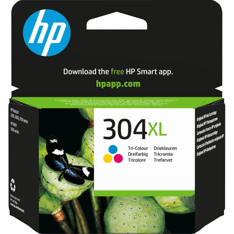 Buy HP 304XL Original Tri-color Ink Cartridge - 304XL - Cyan/Magenta/Yellow, Hig... in Cyprus, Nicosia, Limassol, Larnaka, Pafos
