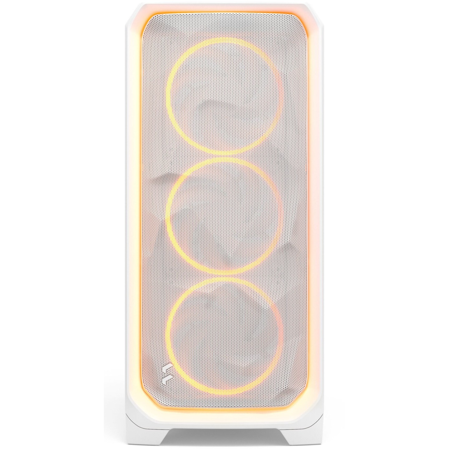 Fractal Design Meshify 3 Ambience Pro RGB - White Tempered Glass Mid-Tower Case, E-ATX/ATX Support - FD-C-MES3A-03