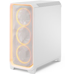 Fractal Design Meshify 3 Ambience Pro RGB - White Tempered Glass Mid-Tower Case, E-ATX/ATX Support - FD-C-MES3A-03