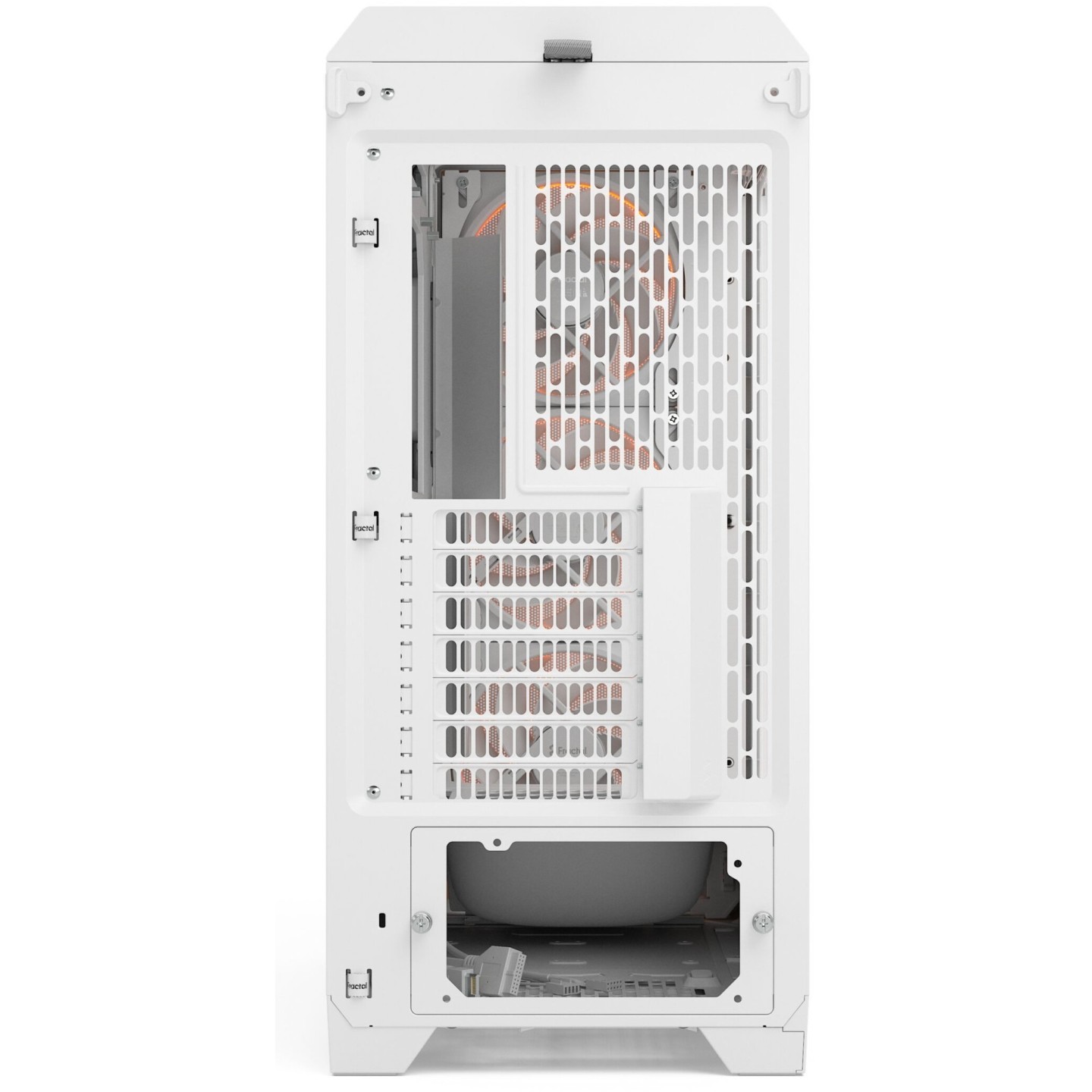 Fractal Design Meshify 3 Ambience Pro RGB - White Tempered Glass Mid-Tower Case, E-ATX/ATX Support - FD-C-MES3A-03