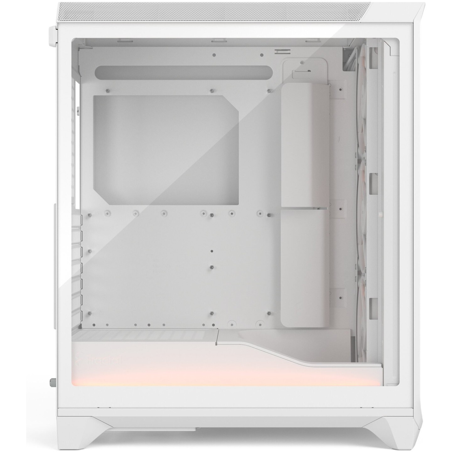 Fractal Design Meshify 3 Ambience Pro RGB - White Tempered Glass Mid-Tower Case, E-ATX/ATX Support - FD-C-MES3A-03