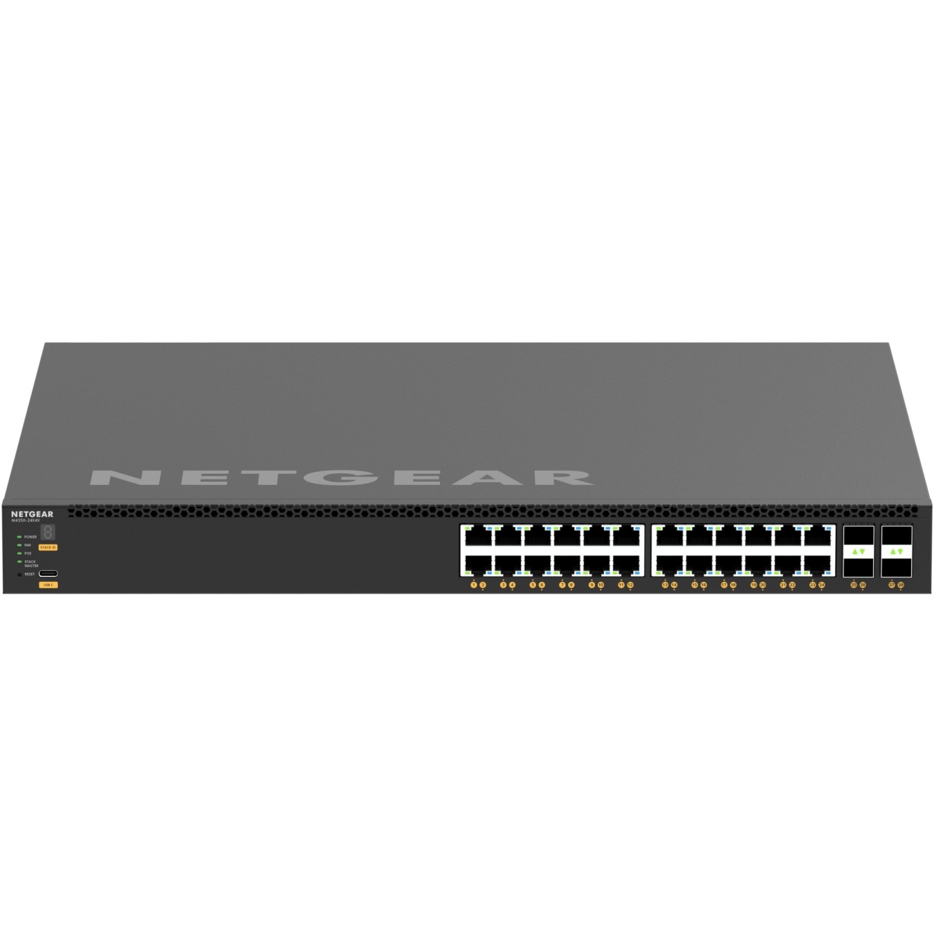 28-Port PoE Managed Switch - M4350-24X4V - 24x10G RJ45 + 4xSFP+, 1U Rackmount, L3, PoE — Buy in Cyprus with Fast Delivery