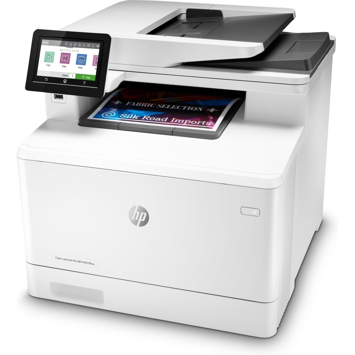 HP Color LaserJet Pro MFP - M479fnw - Color Laser, A4 Duplex, 50-sheet ADF, Wi-Fi & LAN, 27 ppm
