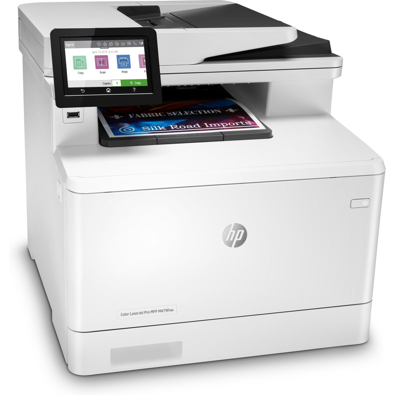 HP Color LaserJet Pro MFP - M479fnw - Color Laser, A4 Duplex, 50-sheet ADF, Wi-Fi & LAN, 27 ppm