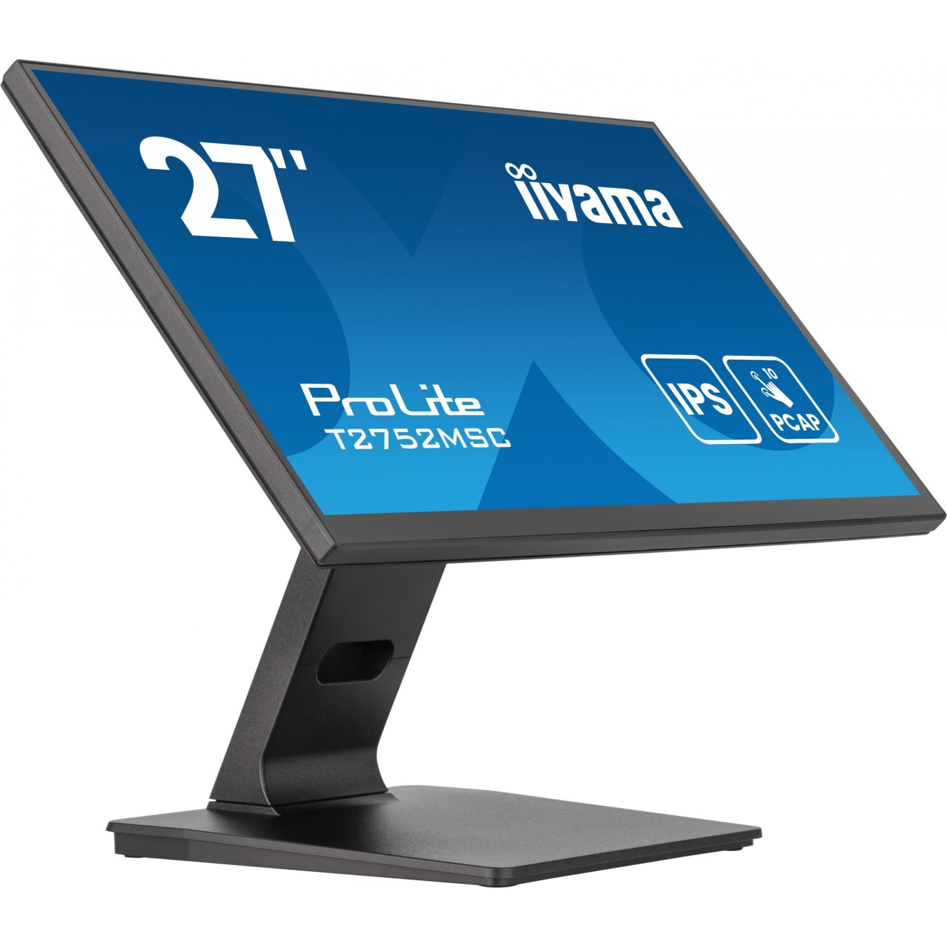 iiyama ProLite T2752MSC-B1AG - 27-inch FHD IPS Touchscreen (10pt PCAP), HDMI + DP, 5ms, Black