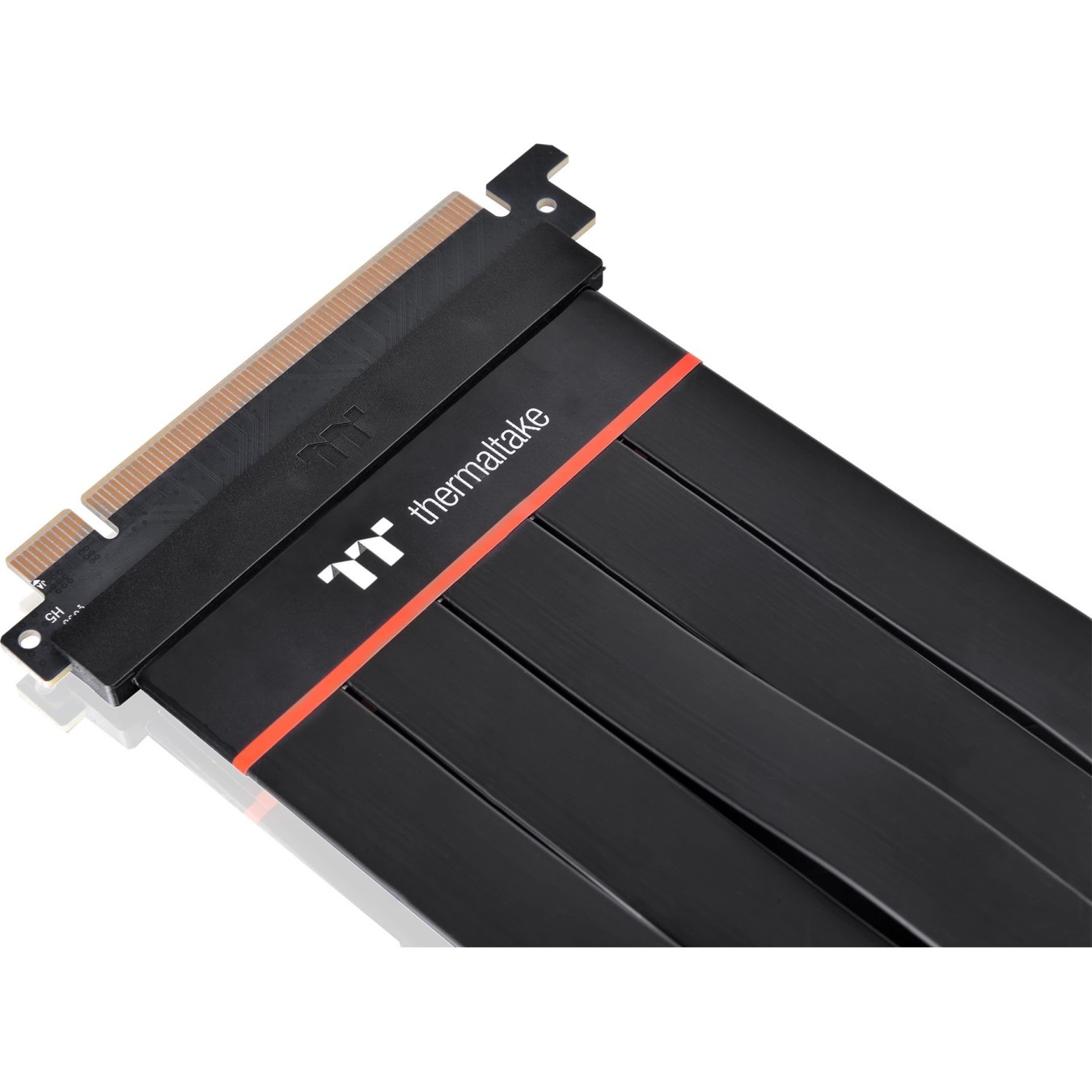 Thermaltake PCIe Extender Cable 4.0 x16 30cm - AC-058-CO1OTN-C1 - Black, Gen 4, Male to Female, Straight