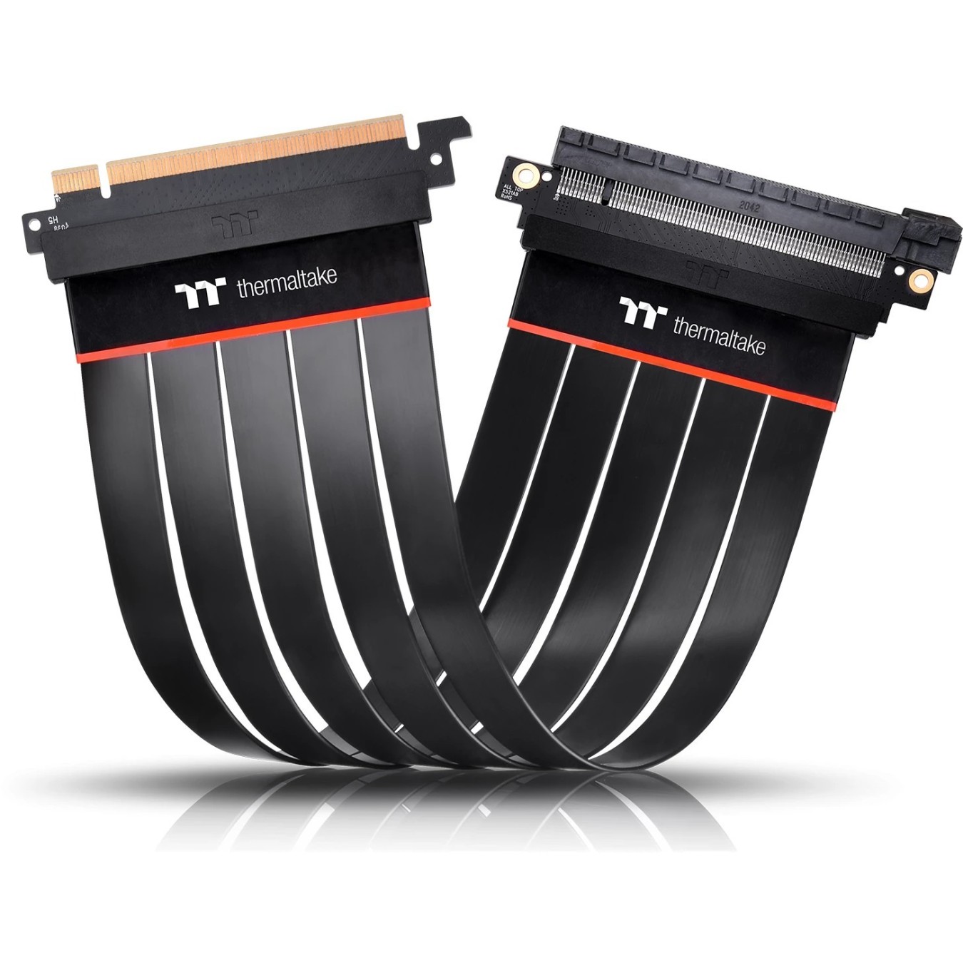 Thermaltake PCIe Extender Cable 4.0 x16 30cm - AC-058-CO1OTN-C1 - Black, Gen 4, Male to Female, Straight
