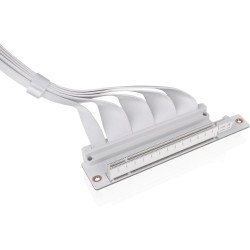 Buy Thermaltake PCI-E 4.0 Dual 90° Riser Cable 400mm Snow - AC-077-CO6OTN-C1 - ... in Cyprus, Nicosia, Limassol, Larnaka, Pafos