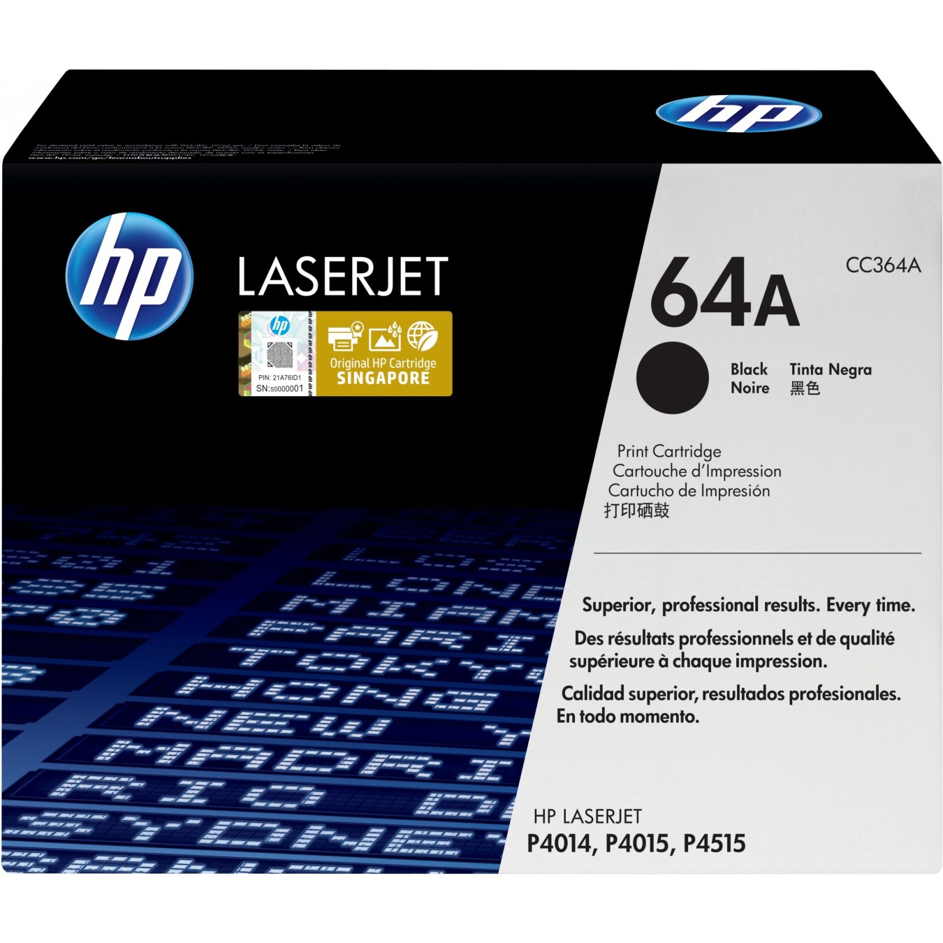 HP 64A Original LaserJet Toner Cartridge - CC364A - Black (10,000 pages) — Buy in Cyprus with Fast Delivery