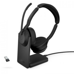 Buy Jabra Evolve2 55 UC Stereo Headset - Evolve2 55 - On-Ear, Black in Cyprus, Nicosia, Limassol, Larnaka, Pafos