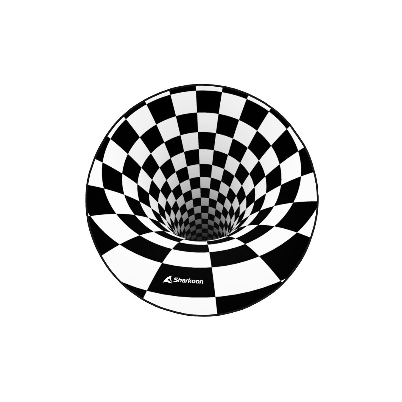 Sharkoon SKILLER SFM12 3D Vortex - SFM12 - Black/White, 1200x1200 mm, 5 mm — Buy in Cyprus with Fast Delivery