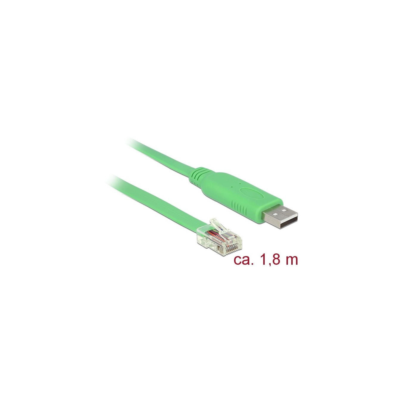 DeLOCK USB Serial Cable - 62960 - Green, 1.8 m, USB A to USB A — Buy in Cyprus with Fast Delivery