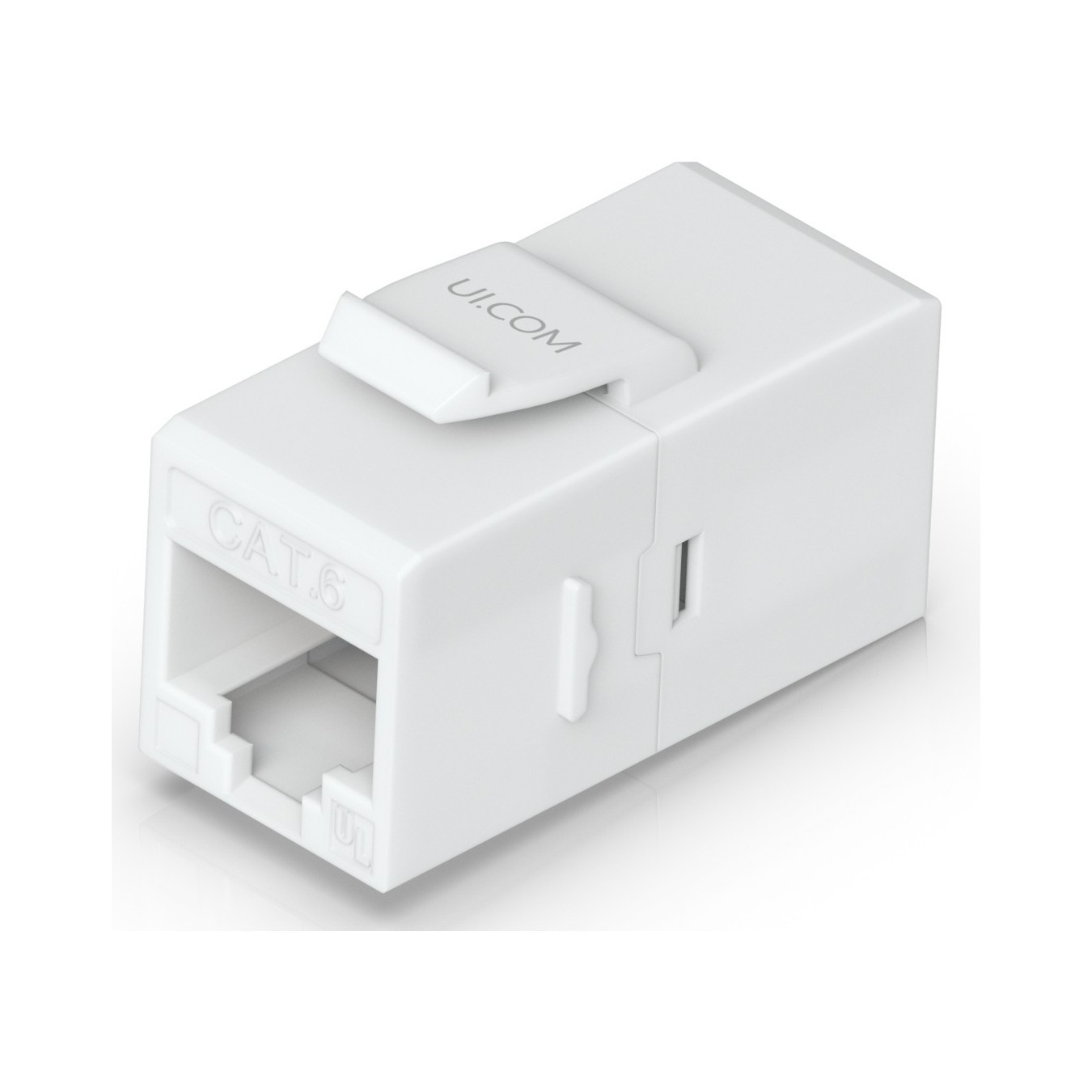 Ubiquiti Cat6 Keystone Coupler - UACC-Keystone-Coupler-C6 - Flat, White, RJ-45, Cat6 — Buy in Cyprus with Fast Delivery