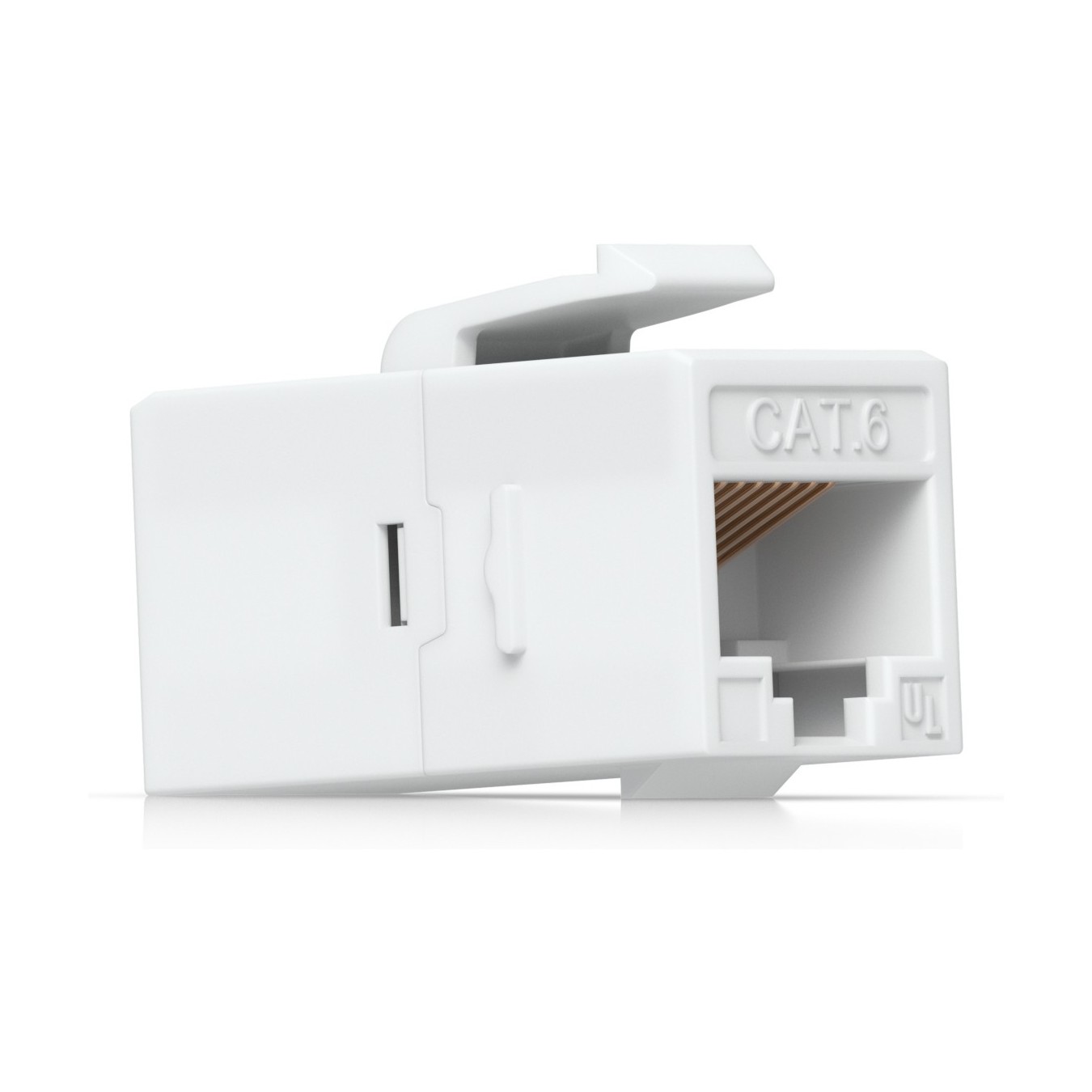 Ubiquiti Cat6 Keystone Coupler - UACC-Keystone-Coupler-C6 - Flat, White, RJ-45, Cat6 — Buy in Cyprus with Fast Delivery
