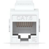 Ubiquiti Cat6 Keystone Coupler - UACC-Keystone-Coupler-C6 - Flat, White, RJ-45, Cat6 — Buy in Cyprus with Fast Delivery