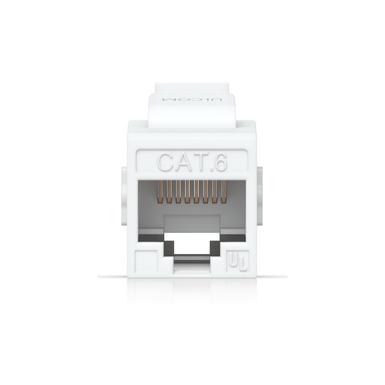 Ubiquiti Cat6 Keystone Coupler - UACC-Keystone-Coupler-C6 - Flat, White, RJ-45, Cat6 — Buy in Cyprus with Fast Delivery