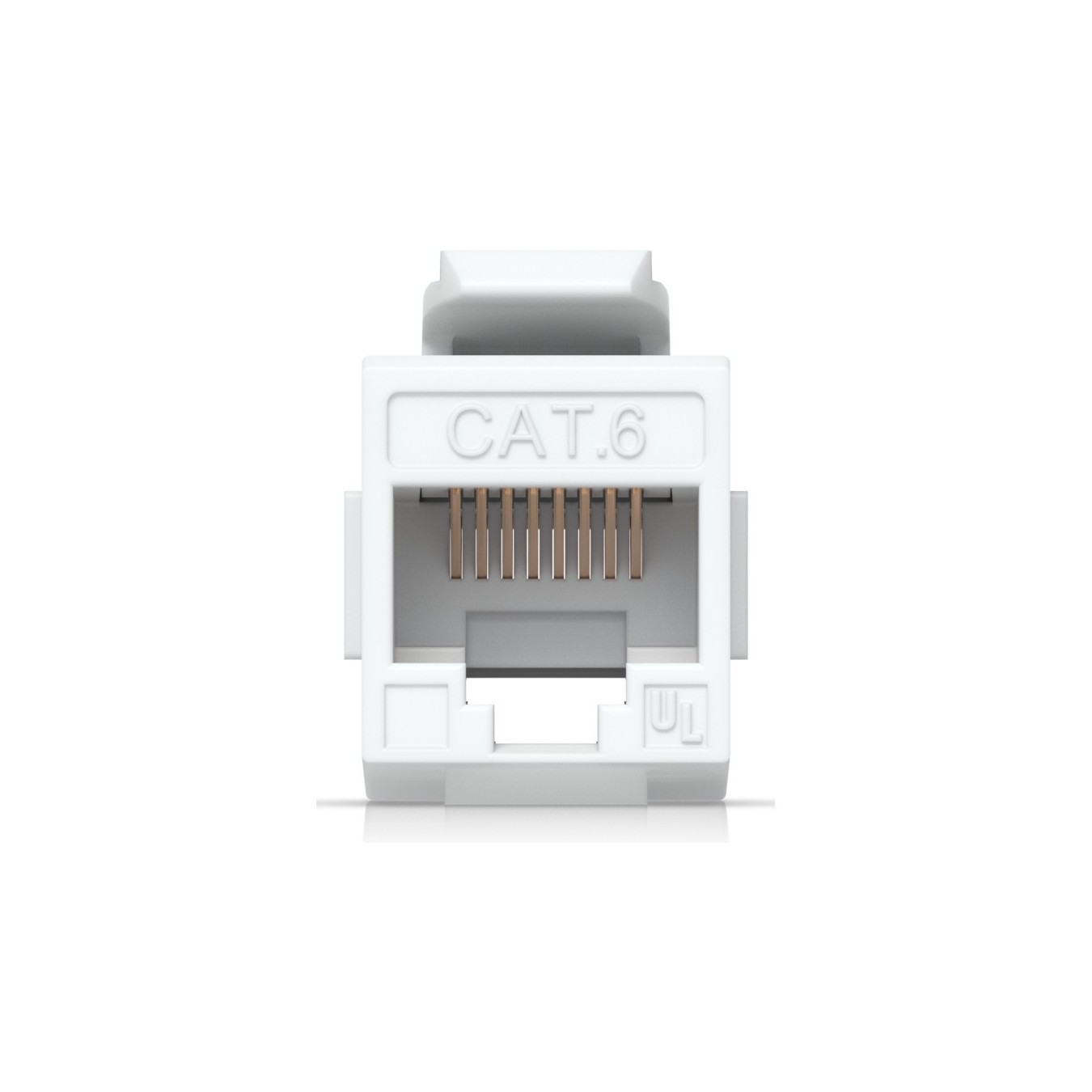 Ubiquiti Cat6 Keystone Coupler - UACC-Keystone-Coupler-C6 - Flat, White, RJ-45, Cat6 — Buy in Cyprus with Fast Delivery