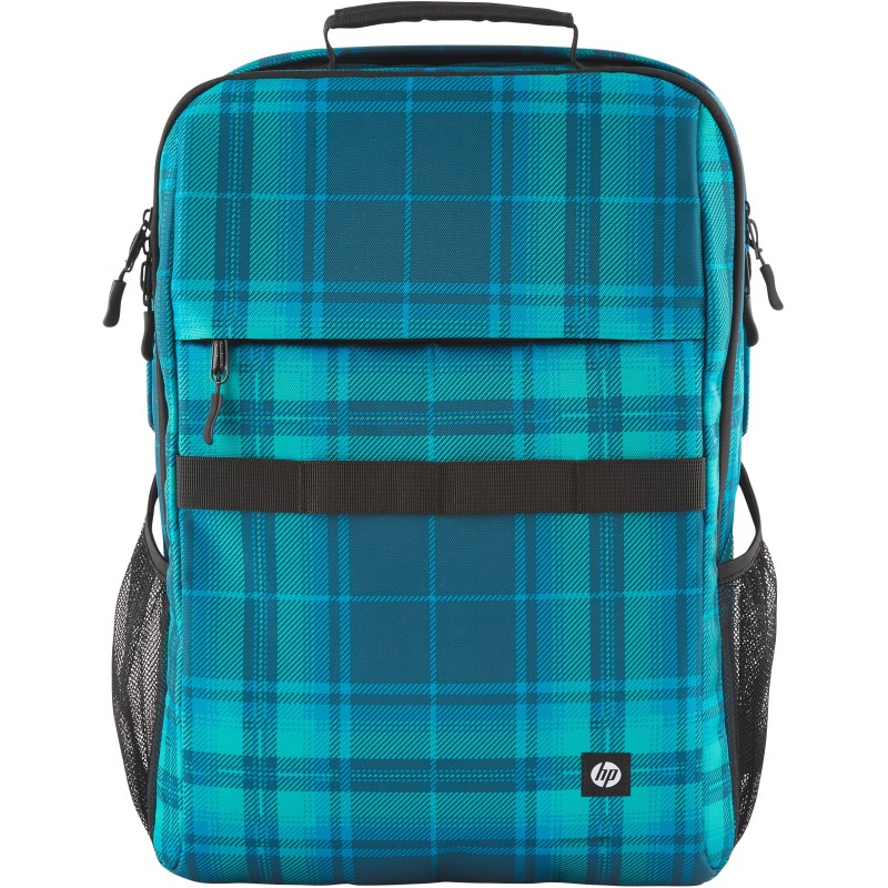 Buy HP Campus XL Tartan Plaid Backpack - P - Blue Pattern in Cyprus, Nicosia, Limassol, Larnaka, Pafos