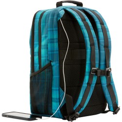 Buy HP Campus XL Tartan Plaid Backpack - P - Blue Pattern in Cyprus, Nicosia, Limassol, Larnaka, Pafos